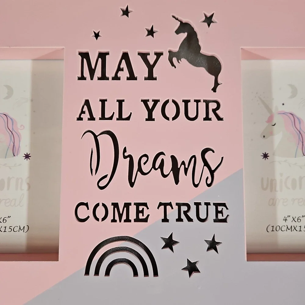 Unicorn Hanging Picture Frame 